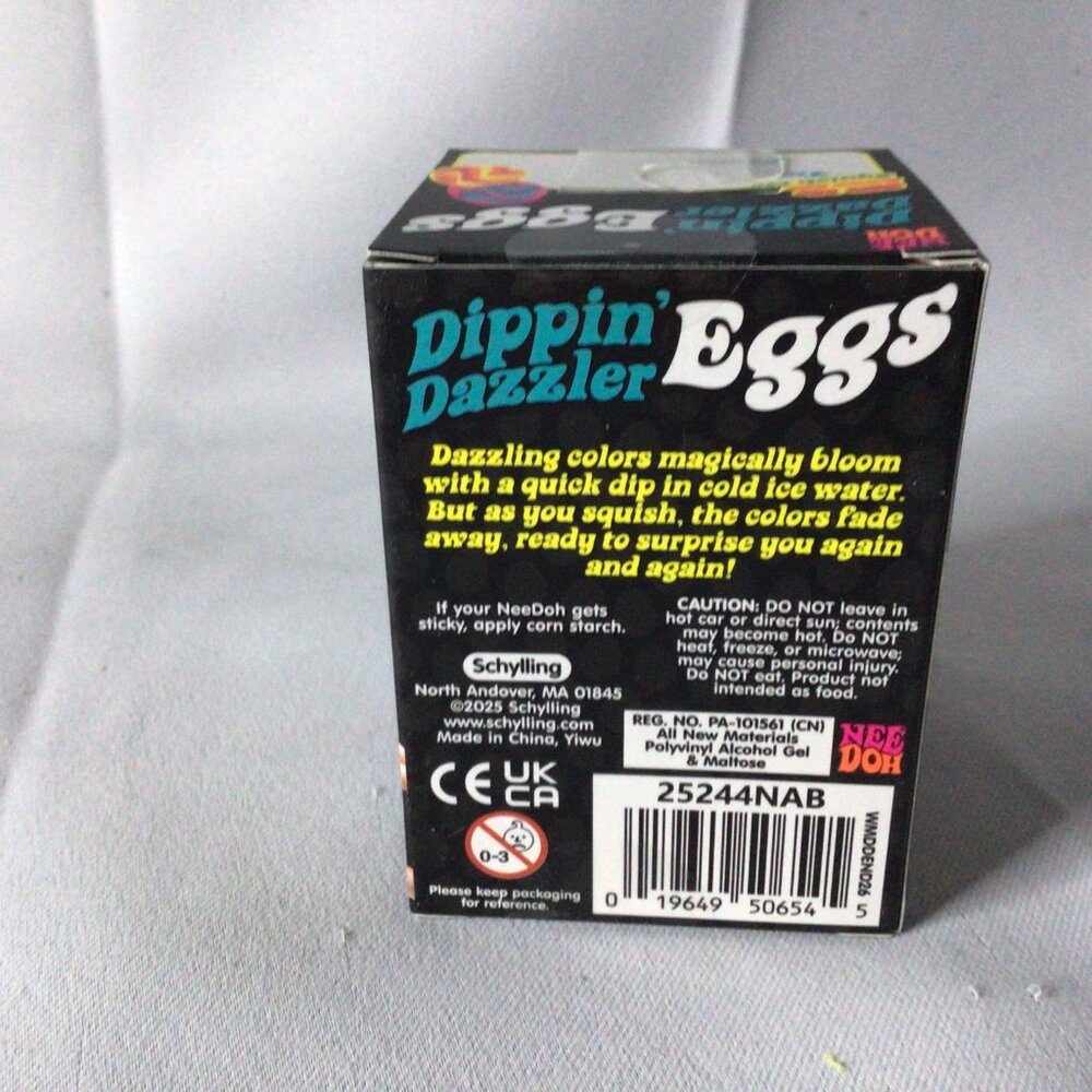 Nee Doh Smooth Sunrise Dippin Dazzler Eggs 2.5” Toy (1 egg per order) - Picture 4 of 6